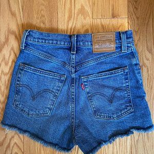 Levi's Ribcage Denim Shorts
